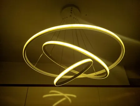 لوستر  چشمه نور مدل مدرن کد FA6602/3H-WT