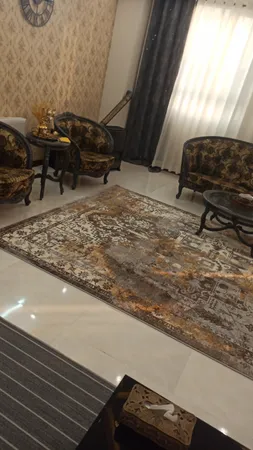 فرش ماشینی ساوین کد 4116 زمینه نقره ای