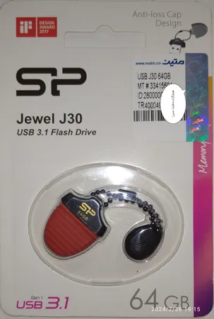 فلش مموری USB 3.1 سیلیکون پاور مدل Jewel J30 ظرفیت 64 گیگابایت