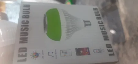 لامپ هوشمند و اسپیکر بلوتوثی مدل led music blub کد HB-61