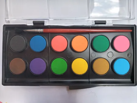 آبرنگ 12 رنگ آریا کد 2-5009