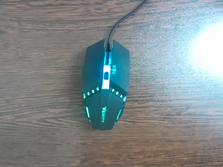 کیبورد و ماوس گیمینگ وریتی مدل V-KB6126GCW، سوییچ ممبران، Full-Size، نورپردازی LED RGB