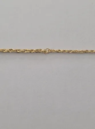 دستبند طلا 18 عیار زنانه مدل طنابی سوپر 750