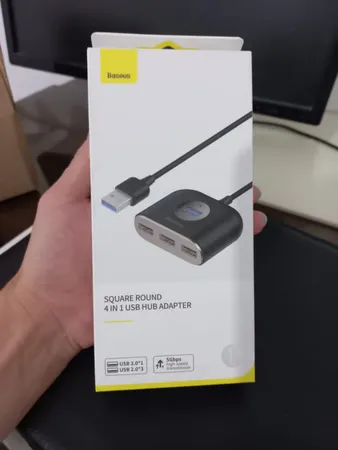 هاب 4 پورت USB 2.0 باسئوس مدل CAHUB-AY