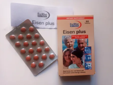 قرص آیزن پلاس یورو ویتال بسته 60 عددی