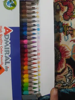 مداد رنگی 24 رنگ آدمیرال کد 761C طرح Astronaut