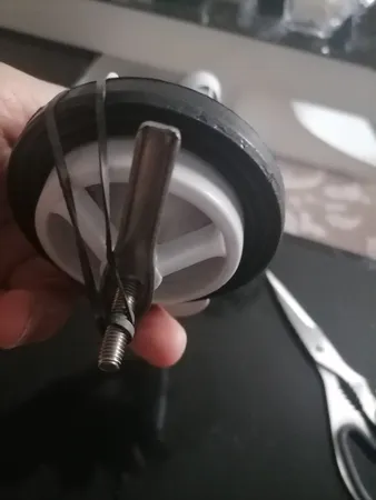 پمپ تخلیه توالت فرنگی مدل آسا تک زمانه زیر پیچ دار