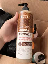 تجریه خرید ماسک تقویت کننده مو بیول مدل Cocoa مناسب برای موهای آسیب دیده و رنگ شده حجم 500 میلی لیتر