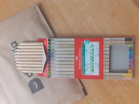 مداد پاستلی 12 رنگ فابر کاستل مدل نئون ادیشن کد 8