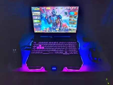 پایه خنک کننده لپ تاپ کول کلد مدل F13 RGB