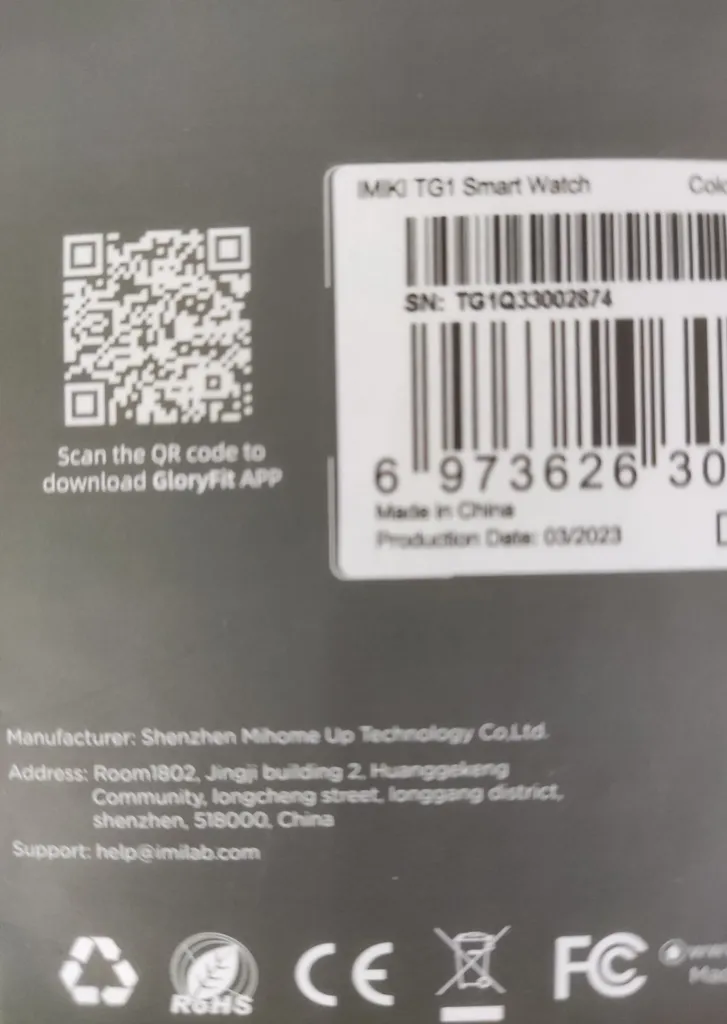 ساعت هوشمند ایمیکی مدل IMIKI TG1