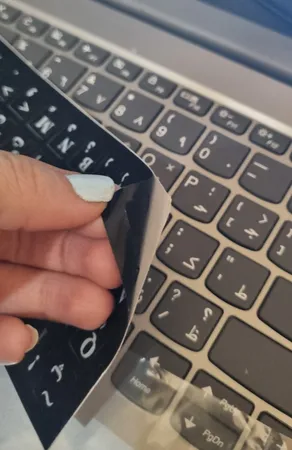 برچسب حروف فارسی کیبورد مدل D-01