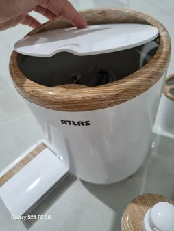 ست سرویس بهداشتی شش پارچه طرح چوب مدل الیت