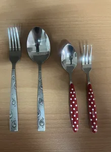 تجریه خرید ست قاشق و چنگال 12 پارچه مدل خال خال کد 711