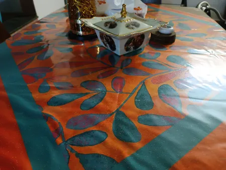 طلق رومیزی مدل اکلیلی کد 140x100