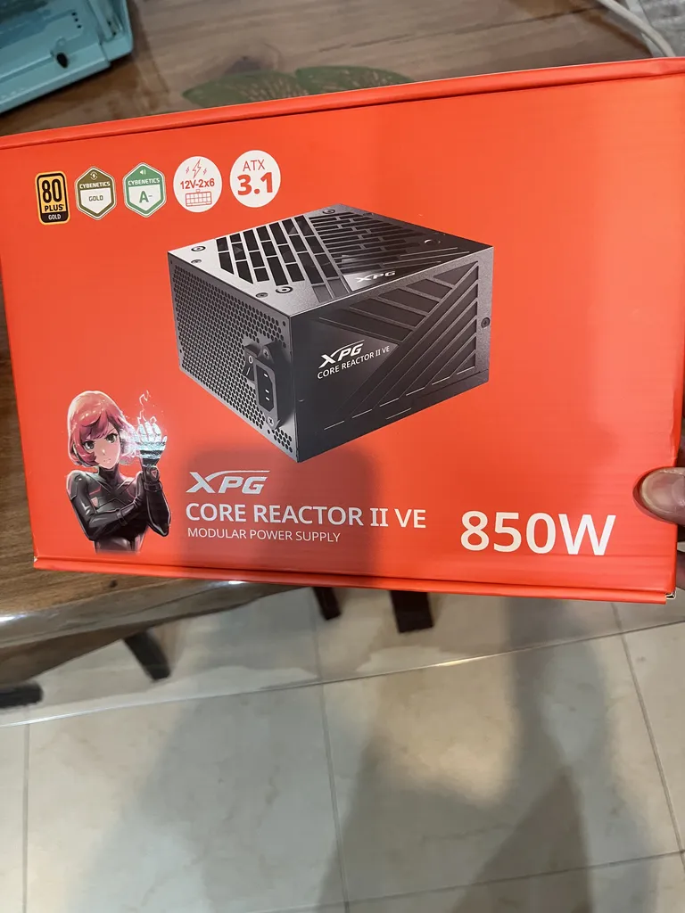 منبع تغذیه کامپیوتر ای دیتا ایکس پی جی مدل COREREACTOR II VE 850W