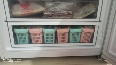 سبد نظم دهنده یخچال مدل organizer02 بسته 2 عددی