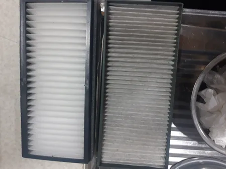 فیلتر کابین فیلتر دَم مدل ساده مناسب برای تیبا بسته دو عددی