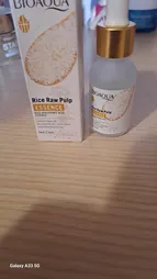 سرم پوست بایو آکوا مدل Rice Raw Pulp Hyaluronic Acid حجم 15 میلی لیتر