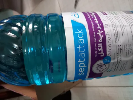 محلول ضدعفونی کننده دست سپتاتک مدل 01 حجم 3000 میلی لیتر