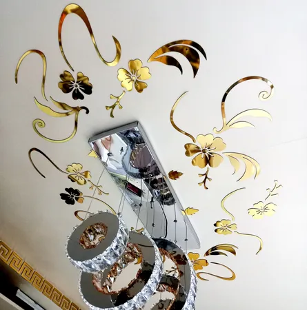 آینه دکوپدیده مدل Flower1001