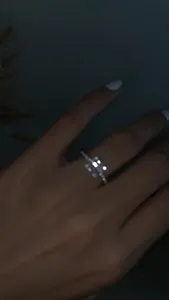 تجریه خرید انگشتر نقره زنانه جی تی ای مدل امرالدکات