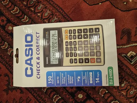 ماشین حساب کاسیو مدل DJ-240D Plus