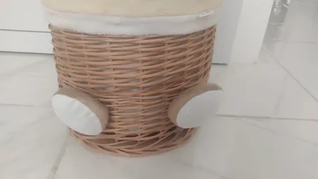 سبد رخت چرک مدل خرس نانان کد SLN-S-S