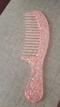 قالب رزین مدل شانه مو دسته دار کد SH2