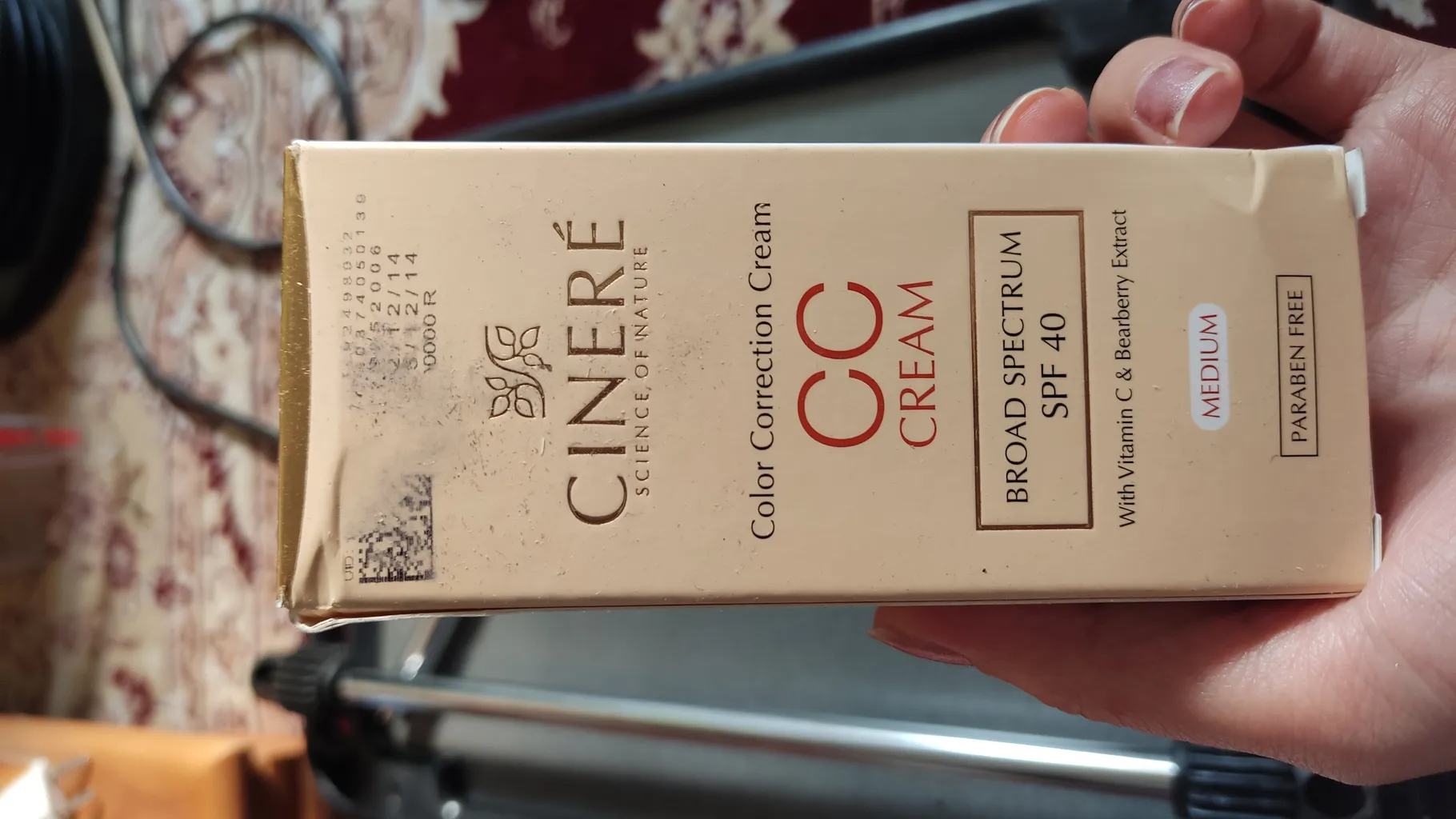 کرم پودر CC سینره مدل Medium حجم 40 میلی لیتر