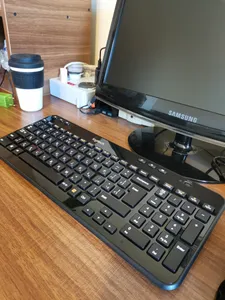 تجریه خرید کیبورد لاجیتک مدل K360 با حروف فارسی