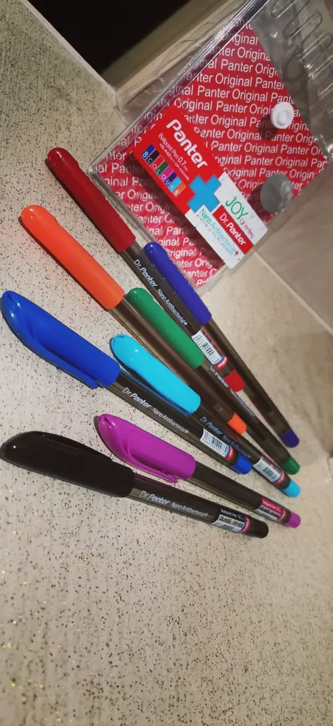 خودکار پنتر مدل نانو آنتی باکتریال کد DP-105 بسته 8 عددی