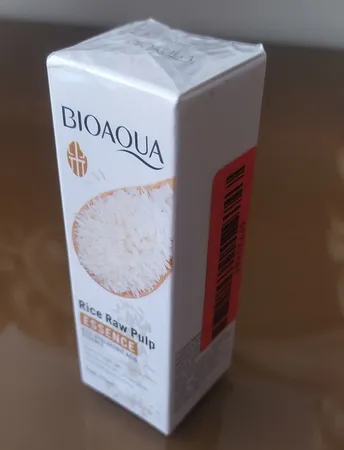 سرم پوست بایو آکوا مدل Rice Raw Pulp Hyaluronic Acid حجم 15 میلی لیتر