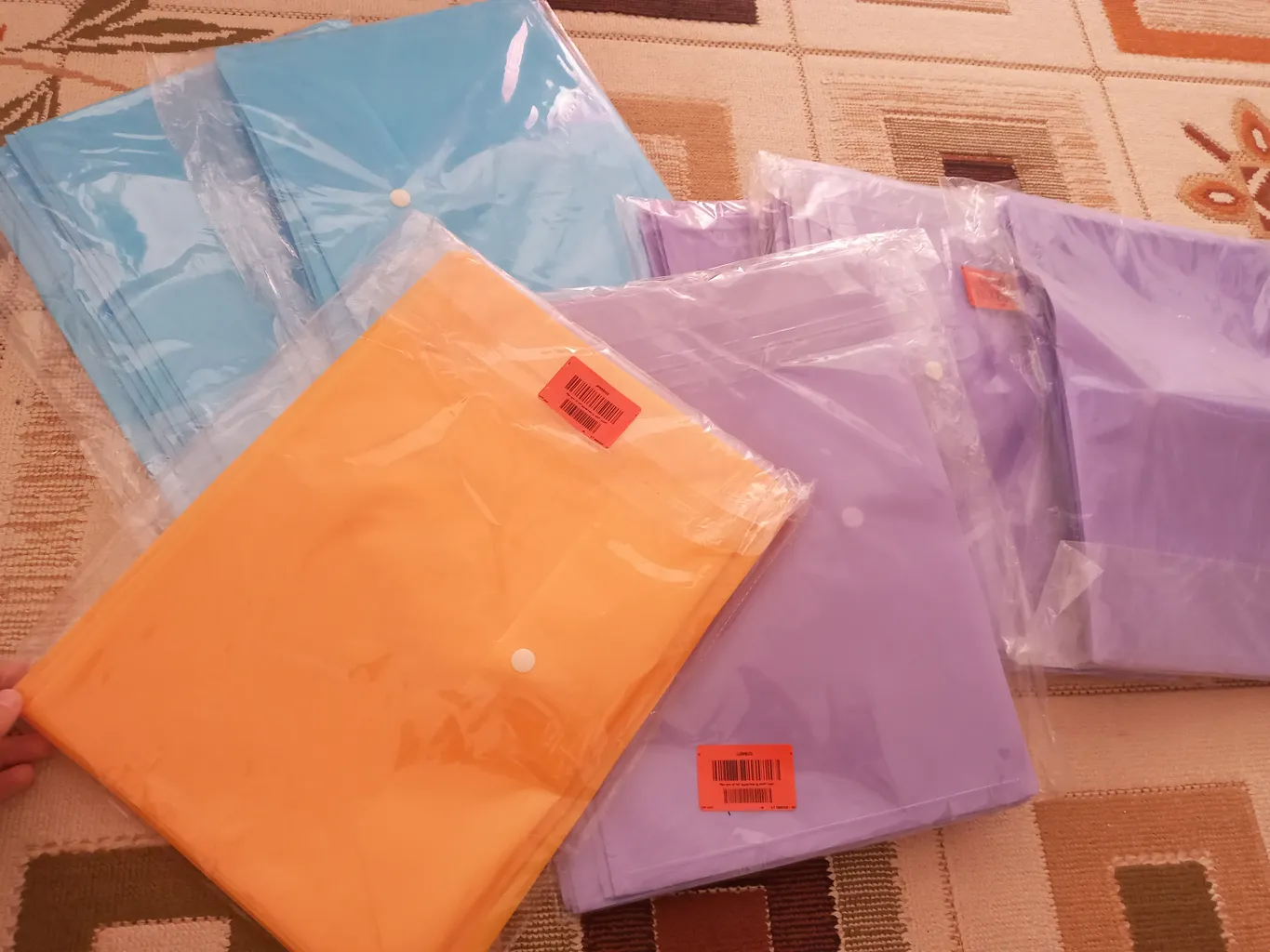 پوشه دکمه دار مدل A4-v15 بسته 10 عددی