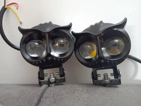 پرژکتور دو کنتاکت خودرو طرح جغد بسته دو عددی