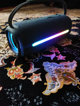 اسپیکر بلوتوثی قابل حمل گلکسبیت مدل Cylindrical speaker GS_09