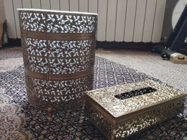 ست سطل و جای دستمال کاغذی کد 3575