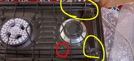 اجاق گاز سفری مدل سه شعله