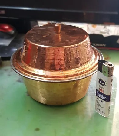 قابلمه مسی مس زنجان مدل کته پز