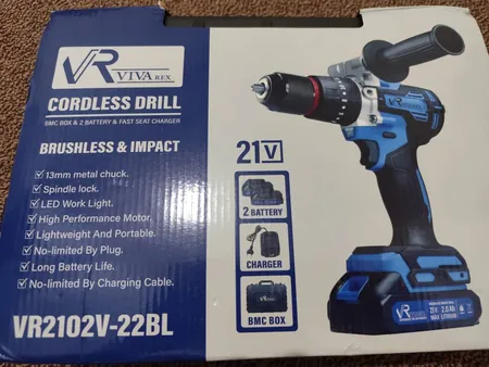 دریل پیچ گوشتی شارژی ویوارکس مدل VR2102V-22BL