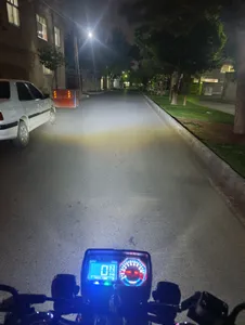 تجریه خرید لامپ هدلایت موتور سیکلت مدل LED-SINGL پایه H4
