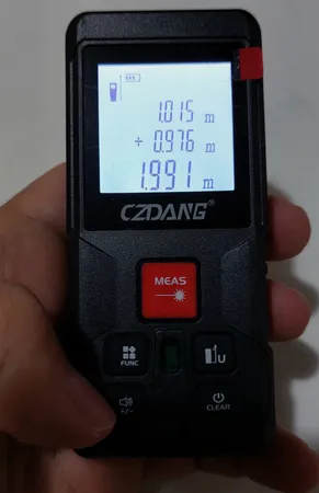 متر لیزری مدل pro option-120 ABS