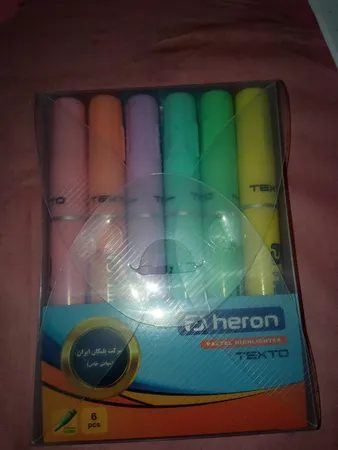 ماژیک علامت گذار پلیکان مدل Heron مجموعه 6 عددی