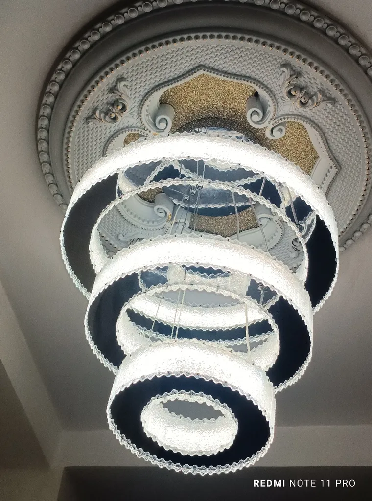 لوستر مدل سه حلقه مدرن