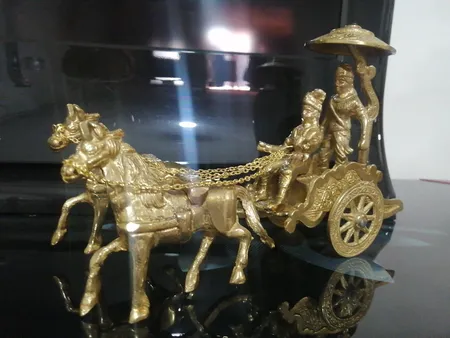 مجسمه دکوری طرح کالسکه
