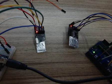 ماژول فرستنده و گیرنده مدل +NRF24L01