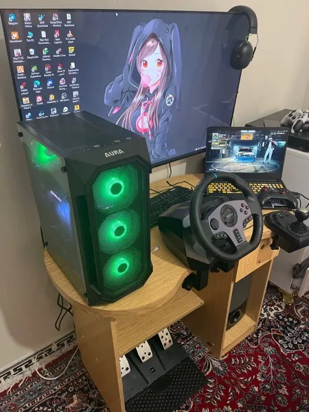 گجت دسته فرمان بازی پی ایکس ان  مدل V9