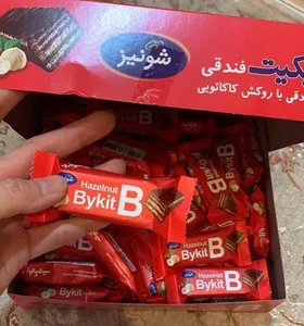 تجریه خرید ویفر شکلاتی مینی بایکیت فندقی شونیز - 500 گرم