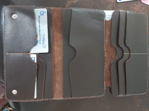 تجریه خرید کیف پول چرم طبیعی چرم بارز مدل DM49