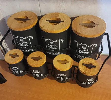 ست جای ادویه 8 پارچه بی.وی.کی کد 863461